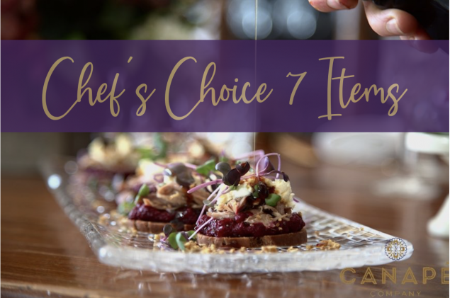 Chefs Choice Canape 8 items pp (includes 1 free)